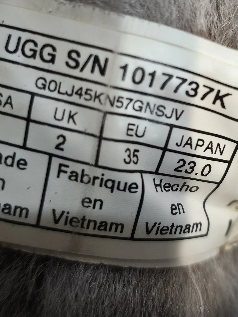 UGG soft suede